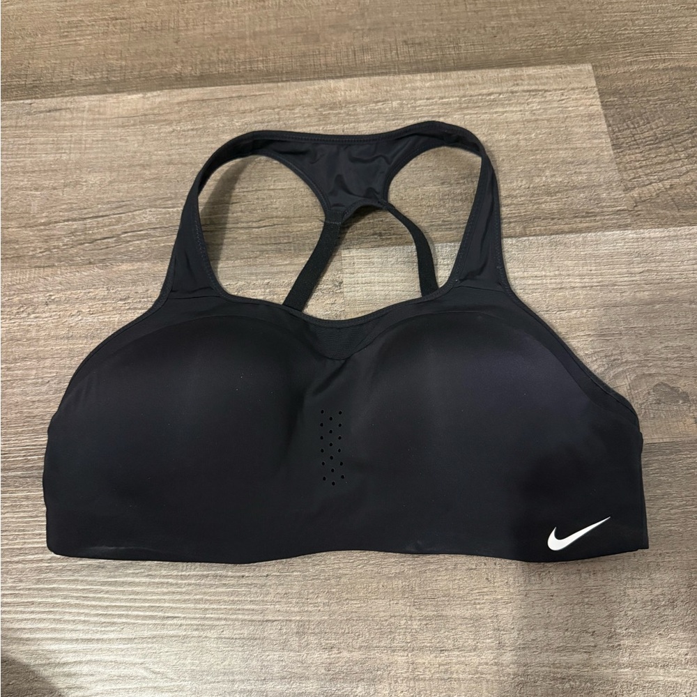Nike Black Sports Bra with Racerback Design